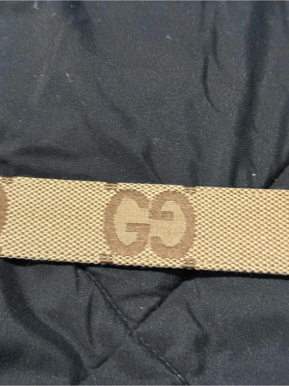 Gucci Brown Leather Belt with Gold Double G Buckle